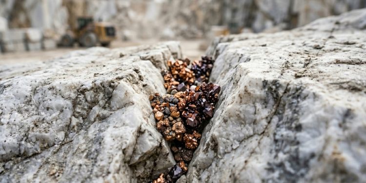 Um "milagre" da geometria molecular: um novo mineral, nunca antes visto, foi descoberto nos Alpes Apuanos