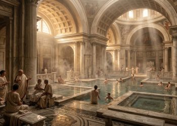 Águas escuras e contaminadas: como funcionavam os banhos coletivos na Roma Antiga?