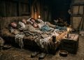A maneira como as pessoas dormiam há 300 anos é de assustar