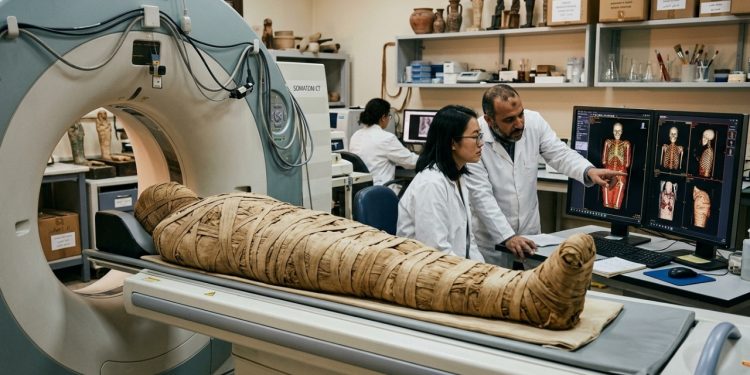 O que os raios X descobriram dentro dos corpos mumificados dos faraós do Antigo Egito