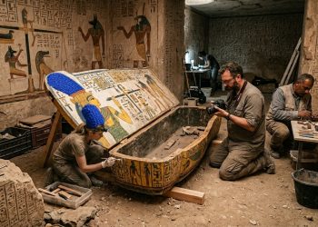 Uma réplica da personagem Marge Simpson foi encontrada em um sarcófago egípcio de mais de 3.000 anos