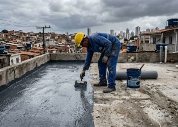 Esse é o preço que pedreiros cobram para impermeabilizar laje e resolver infiltrações constantes
