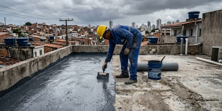 Esse é o preço que pedreiros cobram para impermeabilizar laje e resolver infiltrações constantes