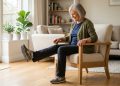 Exercícios simples para pessoas com mais de 65 anos que fortalecem os joelhos e previnem quedas em casa