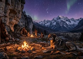 A evidência genética mais antiga registrada mostra que cães viviam com humanos 5.000 anos antes do que se sabia