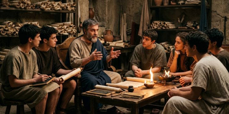 Plutarco, filósofo e historiador grego: "A mente não é um vaso a ser preenchido, mas um fogo a ser aceso.”