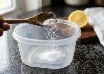 Nem vinagre nem limão: o método caseiro com 1 ingrediente que elimina o cheiro e gordura da Tupperware