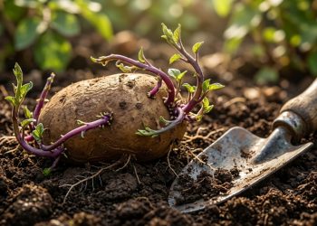 Não jogue fora os brotos de batata: plante no seu jardim e colha novos tubérculos sem gastar nada