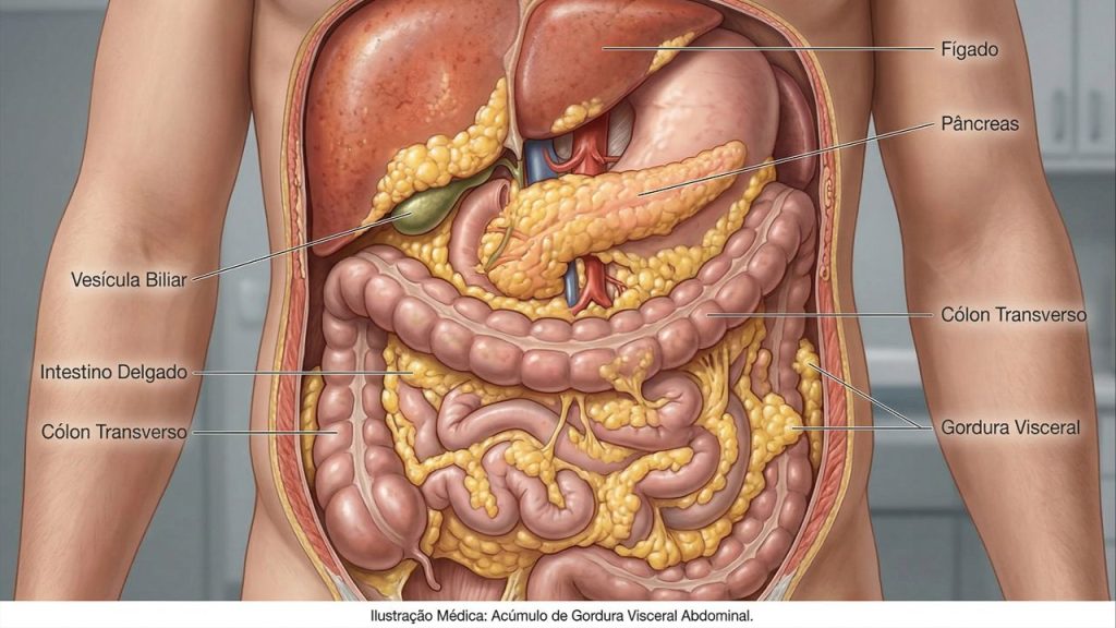 Controlar a ingestão de bebidas alcoólicas e praticar exercícios físicos não reduzem a gordura visceral! Pesquisas revelam que a suplementação com uma única vitamina estabiliza o açúcar no sangue e combate a inflamação