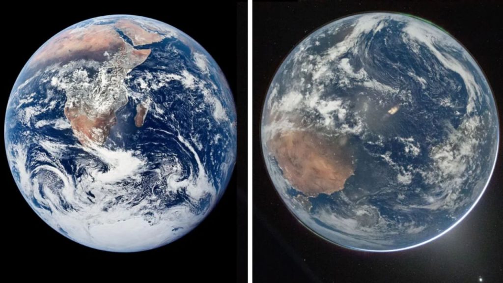 Por que a Terra parece mais opaca nas fotos da Artemis II do que nas fotos das missões Apollo das décadas de 1960 e 70?