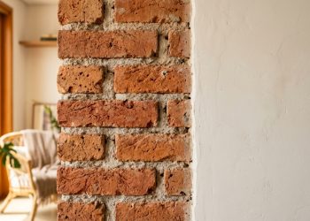 O charme do passado: parede de tijolo e gesso natural estão voltando à moda nas casas modernas