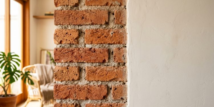 O charme do passado: parede de tijolo e gesso natural estão voltando à moda nas casas modernas
