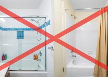 Nem porta de correr nem cortina: a solução prática e fácil de instalar, perfeita para chuveiros de banheiros pequenos