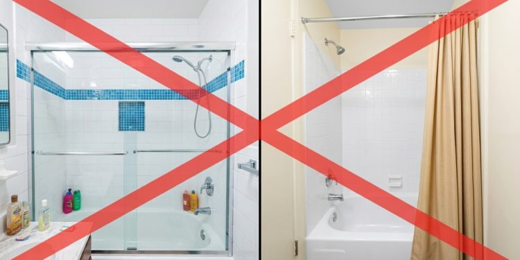Nem porta de correr nem cortina: a solução prática e fácil de instalar, perfeita para chuveiros de banheiros pequenos