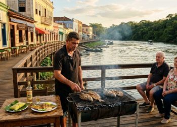 A cidade paulista que aparece em 4º lugar no ranking brasileiro com uma das 10 melhores faculdades de agricultura do mundo e uma rua famosa pelo peixe assado na brasa