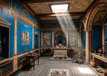 O luxo romano nas cores investigado em Pompeia: quanto custava pintar um cômodo naquela época