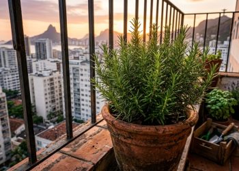 O alecrim sobrevive semanas sem água, resiste a 40 °C e serve para tudo na cozinha e na saúde