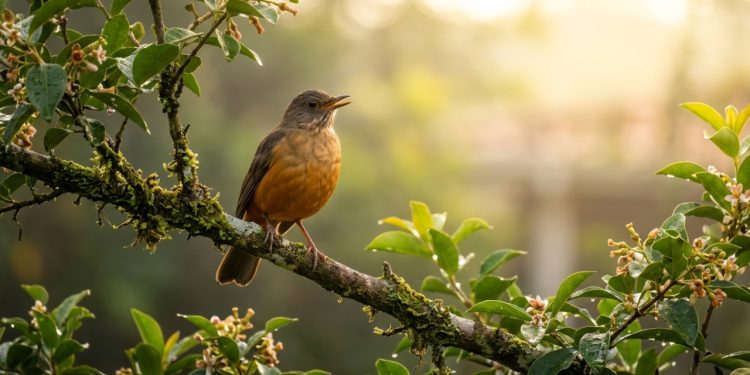 Ouvir um sabiá cantando perto de casa não é coincidência