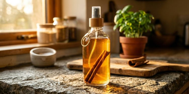 Canela misturada com vinagre branco: essa combinação versátil e econômica é perfeita para sua casa
