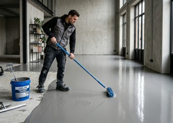 Não é porcelanato: veja como ter um resultado incrível no piso usando essa técnica de pintura