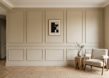 Como fazer uma parede decorativa de Boiserie gastando pouco e deixando a casa um luxo