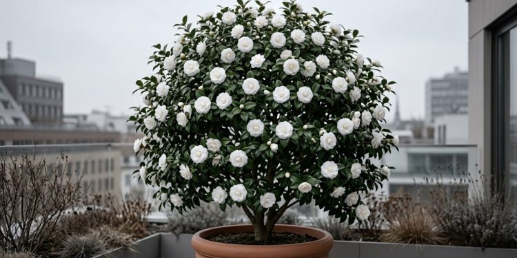 Se o seu terraço ou varanda fica sem vida nos meses mais frios do ano, existe uma árvore que faz exatamente o oposto do que a maioria das plantas: floresce no outono e no inverno, quando tudo ao redor está em repouso