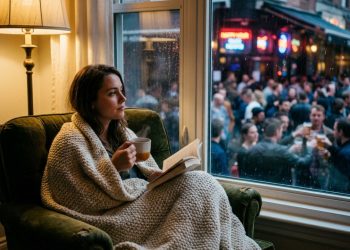 Segundo a psicologia, preferir ficar em casa a um happy hour lotado revela traços específicos de personalidade