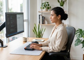 Você sente dor no pescoço ao trabalhar no computador? Comece com estes exercícios para fortalecer a musculatura cervical