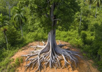 Conheça a árvore 'Somphong', uma gigante da floresta de Ton Nga Chang