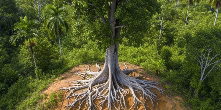 Conheça a árvore 'Somphong', uma gigante da floresta de Ton Nga Chang