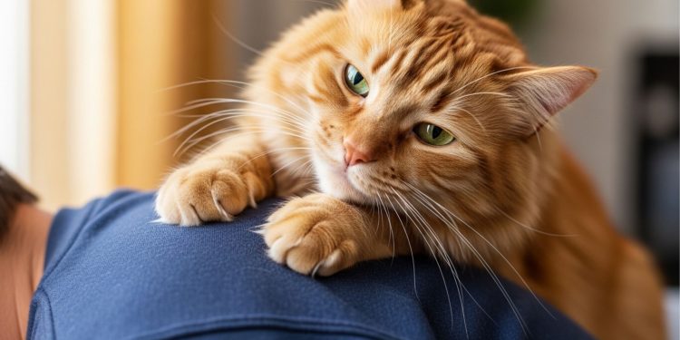 O que significa quando seu gato amassa pãozinho em você? Descubra o motivo desse comportamento curioso