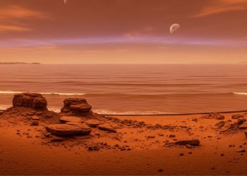 Oceano em Marte? A formação de anéis subaquáticos em forma de banheira cobre um terço da superfície de Marte, sugerindo a existência de um vasto oceano no passado