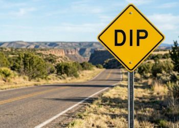 O que significa a placa de trânsito amarela escrita “DIP” em letras pretas?