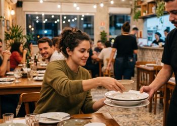 O que significa quando uma pessoa ajuda o garçom a retirar os pratos, segundo a psicologia