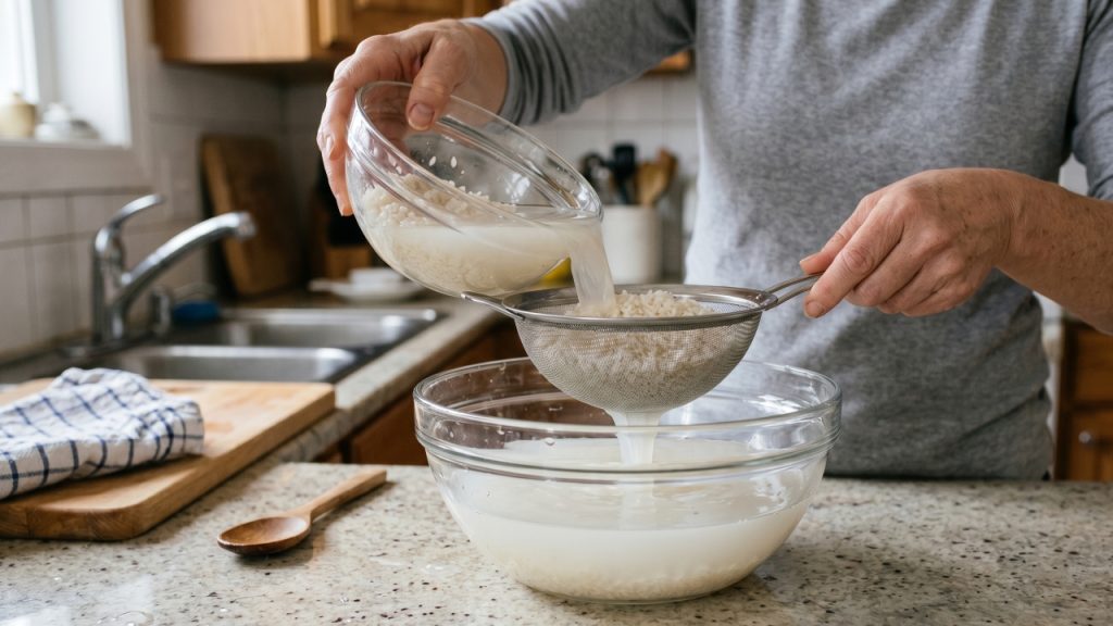 Não jogue fora a água do arroz: essa receita simples pode deixar seu cabelo mais forte e brilhante