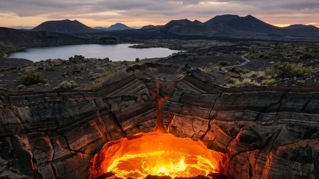 Vulcão a 50 km de Atenas, que parecia inativo há 100.000 anos, acumula enormes quantidades de magma