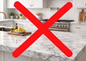 Adeus às bancadas de mármore na cozinha: essa tendência resistente a manchas vai dominar 2026