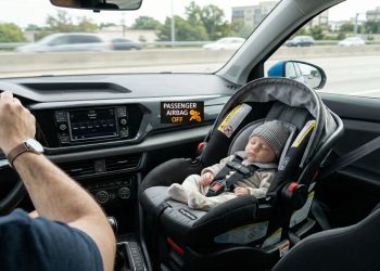 Quando é permitido a criança andar no banco da frente e quais erros os pais mais cometem no carro
