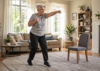 Um treinador para pessoas com mais de 60 anos: "Estes três exercícios de boxe aeróbico para iniciantes são perfeitos se você nunca se exercitou antes"