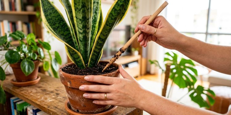 Se você já perdeu uma espada-de-são-jorge para o excesso de rega sem perceber o erro a tempo, esse truque simples pode mudar sua rotina de jardinagem