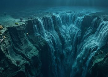 A maior cachoeira do mundo não está em terra firme, e o lugar onde ela existe parece impossível de imaginar