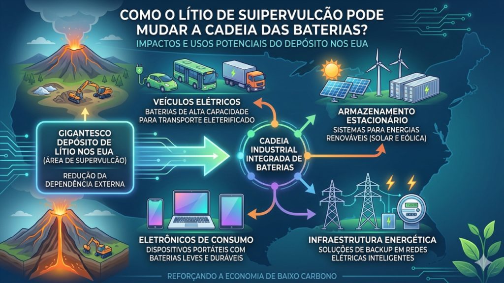 depósito de lítio