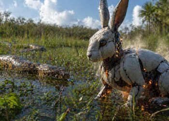 A Flórida está implantando coelhos robóticos com inteligência artificial em parques nacionais. A intenção é detectar e conter a expansão de pítons invasoras que estão devastando a fauna desses lugares