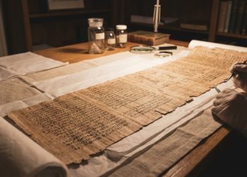 O papiro comprado em um mercado no Egito em 1862 contém a primeira menção escrita da palavra “cérebro” na história