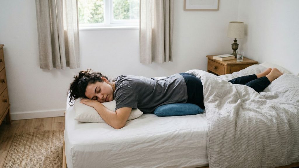 O que significa dormir de bruços, segundo a psicologia
