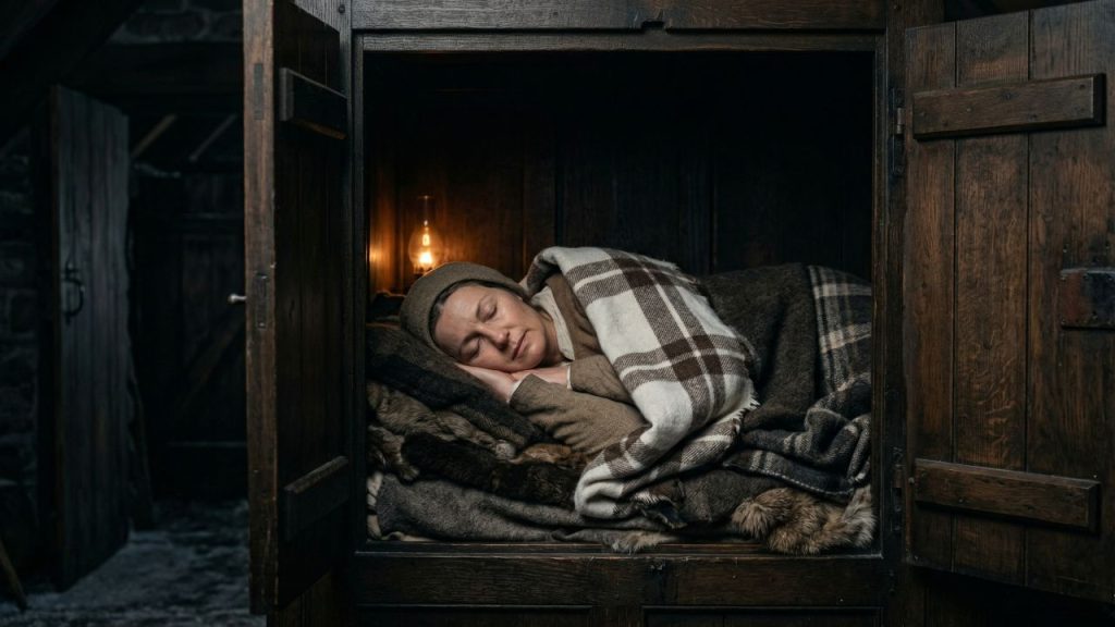 Na Idade Média, era comum dormir em guarda-roupas: saiba por que isso era considerado normal