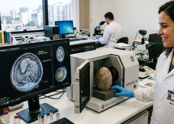 Foi descoberto um raro fóssil de um ovo contendo um embrião que viveu há 250 milhões de anos