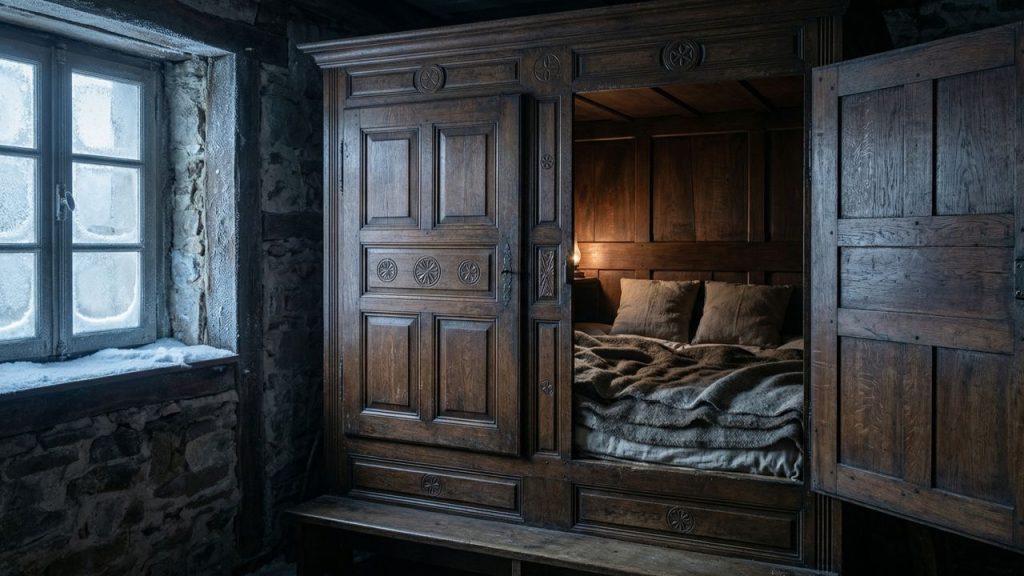 Na Idade Média, era comum dormir em guarda-roupas: saiba por que isso era considerado normal