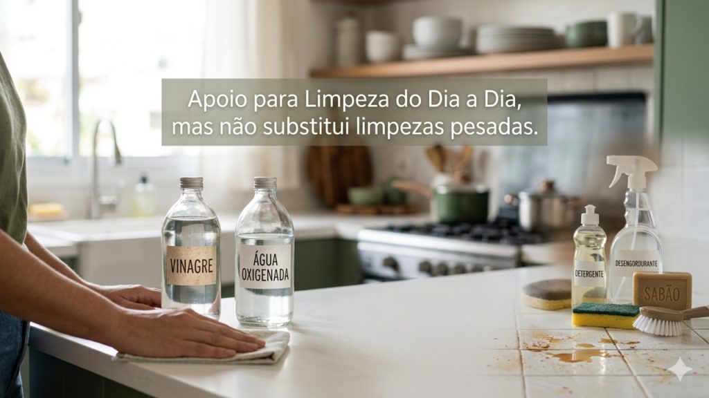 vinagre com água oxigenada 