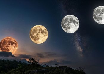 Quantas e quais são as cores que a Lua pode ter?